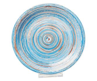 Farfurie swirl blue ø27cm
