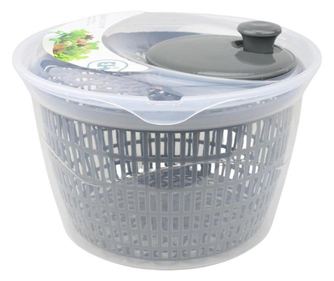 Bol uscare salata Excellent Houseware, polipropilena, 25x17.5 cm, gri