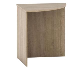 Konzola, vyrobená z mdf dub sonoma hnedá, Tempo, 70x70x76 cm