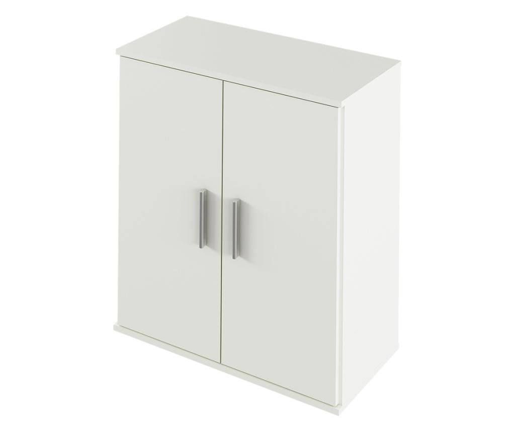 Bela komoda z 2 vrati Resita 70,6x35x79,5 cm