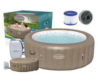 Jacuzzi na napuhavanje Bestway 197x71cm - bež