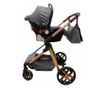 Carucior 3 in 1 transformabil in mod sport cu landou si geanta, 0-36 luni, cpc-12-gri