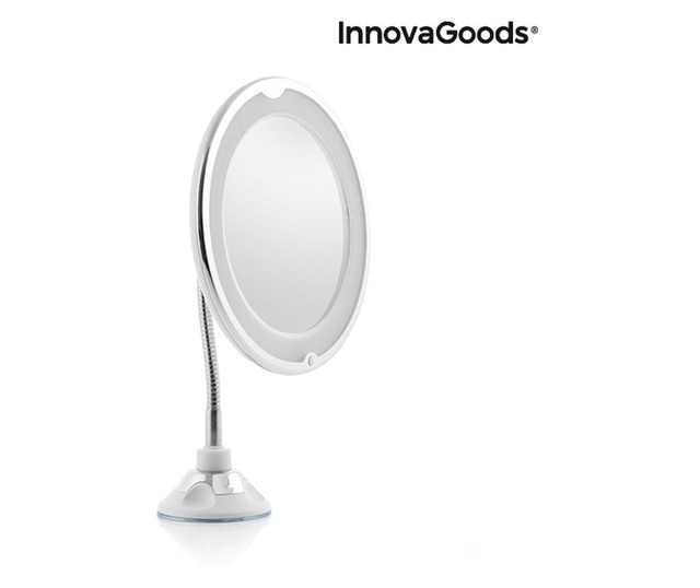 LED увеличително огледало с гъвкаво рамо и вендуза Mizoom InnovaGoods