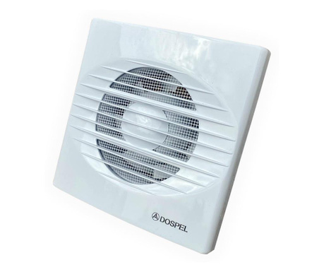 Ventilator standard dospel 100mm ,plasa anti-insecte ,debit 100 mc/h ,culoare alb