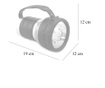 MCT Extreme Light акумулаторен фенер, 12 светодиода, 3 x D