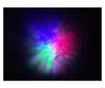 Lampa de noptiera cu proiector, LED, telecomanda, bluetooth, 3 culori, grafit, 17x9.2x17 cm, Galaxy Cloud