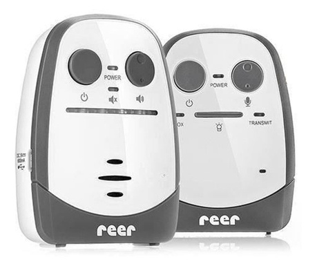 Cosmo Digital Baby Audio Monitor, Нощна светлина, Vox функция, Интерком, разстояние 600 m, Reer 50150