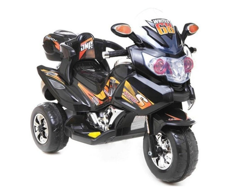 Motocicleta electrica sport pentru copii, PB378 MCT 5719, Negru-Portocaliu