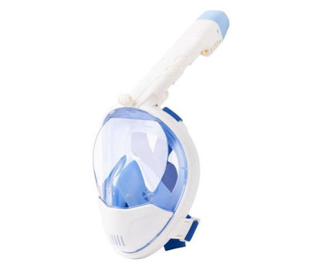 Masca snorkeling cu tub, albastra, marime S/M