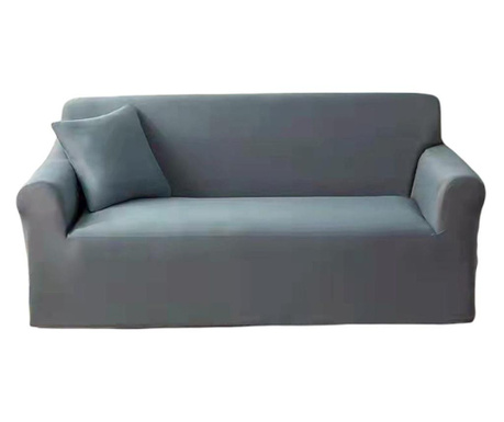 Modern 3 személyes kanapéhuzat, l méret, világosszürke, hes3-03