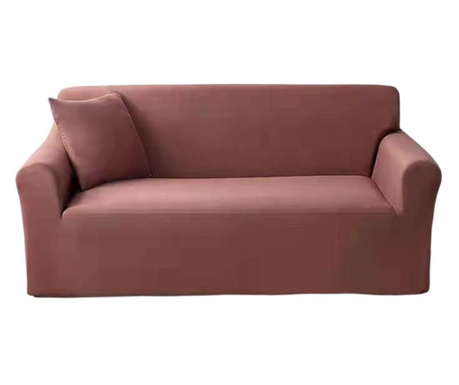 Modern 3 személyes kanapéhuzat, méret: l, púderrózsaszín, hes3-05