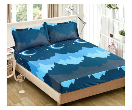 Покривало за легло + 2 калъфки за възглавници - 180x200 матрак - HB-62