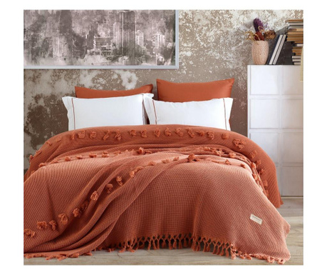 Луксозно одеяло с елегантна бродерия, Vita Lace, Asya Mercan