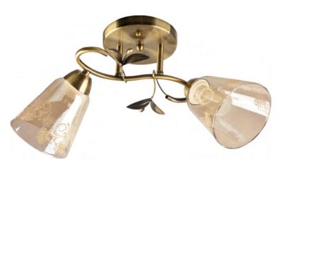 Lustra klausen, camelia 2, bronz/crem, ly-3383, e27, 2 x 11w