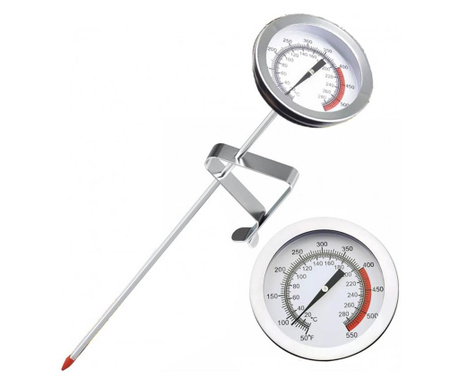 Метален кухненски термометър Pufo с дълга сонда, 31,5 см