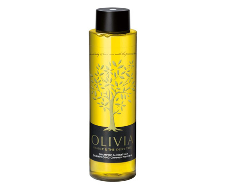 Sampon grecesc olivia, beauty & the olive tree, pentru par normal cu extract organic de masline, 300ml
