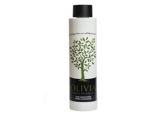Balsam de par, beauty & the olive tree, pentru toate tipurile de par, cu extract organic de masline, 300ml