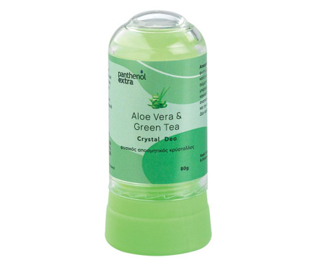 Deodorant roll-on, medisei Panthenol extra crystal deo, cu parfum aloe vera &ceai verde, 80gr