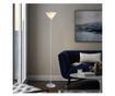 Lampadar Veioza, Model 8004, Fix, Otel/Plastic/Polietilenic, Gri, Inaltime 165 cm