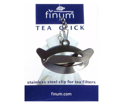 Клипс за филтър чай finum (inox), код Ч11