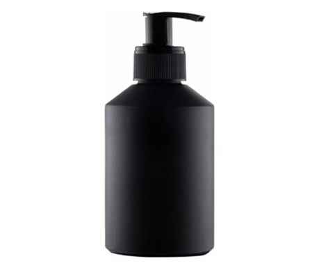 Sticla cosmetica cu pompa, negru, sticla, Createur, 200ml