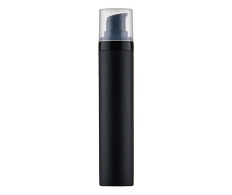 Flacon cosmetic Airless, negru, Plastic, 50ml