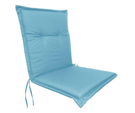 Водоотблъскваща външна възглавница за седалка Jemidi, 100 x 50 см, синя, полиестер, 55523.04