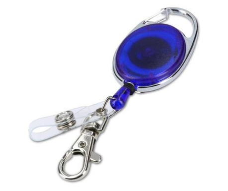 Bővíthető kulcskarika azonosítótámogatással, kék, 45057.04