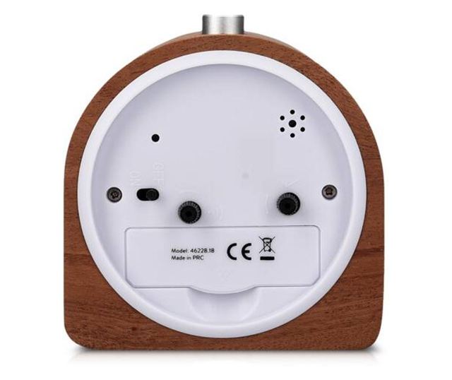 Аналогов дървен будилник Snooze Retro, 46228.18