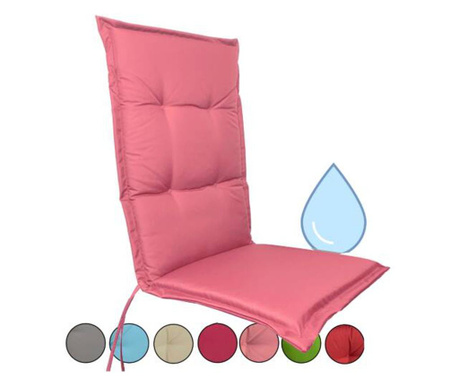 Възглавница за стол с висока облегалка Jemidi, 120 x 50 cm, розова, полиестер, 55522.106