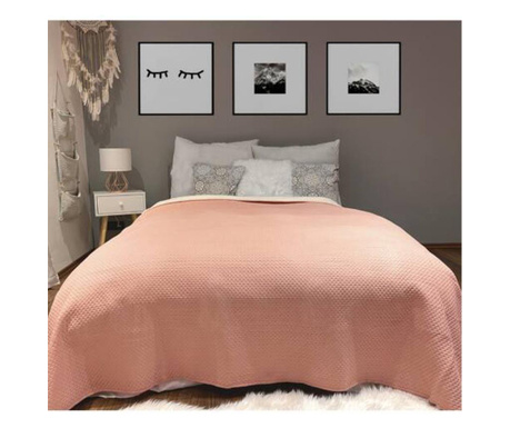 Steppelt ágytakaró Homelevel, 220 x 240 cm, rózsaszín, poliészter, 54993.19