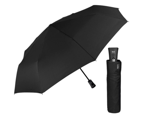 Umbrelă automată pentru bărbați Open-Close Perletti Technology 21670, Negru