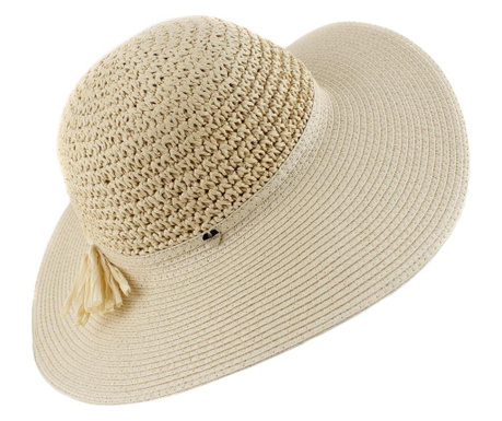 Дамска широкопола шапка hatyou cep0602, Натурален Spring/Summer 56/57 см