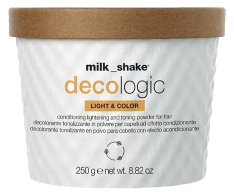 Pudra decoloranta milk shake decologic light & color gold, 250gr