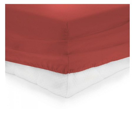 Cearceaf Heinner pat, cu elastic, 180x200 cm -red