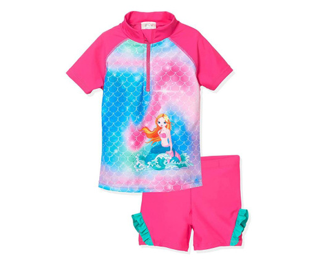 Costum de baie pentru copii, Playshoes, Sirena, su UV filtru F50+, 110-116 CM 110-116 CM