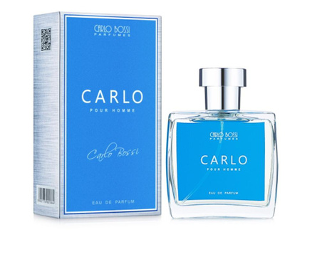 Apa de parfum, carlo bossi, carlo blue, pentru barbati, 100 ml