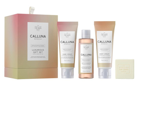 Set crema de maini 75 ml, spuma de baie 100 ml, crema de corp 75 ml, sapun 40 g, Scottish fine soaps