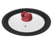 Capac universal Crosby, sticla, margini silicon, 22-24-26 cm