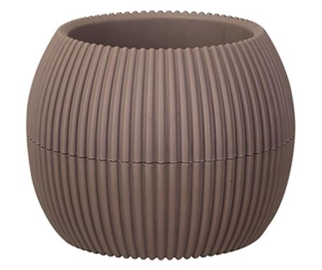 RAKI ghiveci pentru cactus 8,8xh6,8cm, 150ml, culoare maro