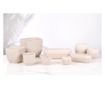 RAKI jardiniera pentru flori 20,8x8,7xh6,8cm, 550ml, culoare crem