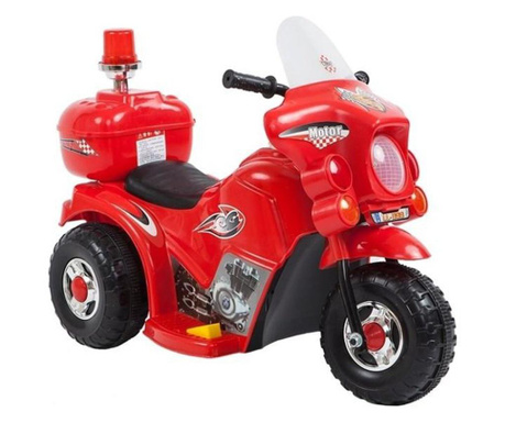 Motocicleta electrica pentru copii, ll999, Leantoys, 5722, rosie