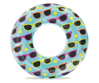 Colac gonflabil pentru inot copii, bestway 36057, 76 cm, model cu ochelari