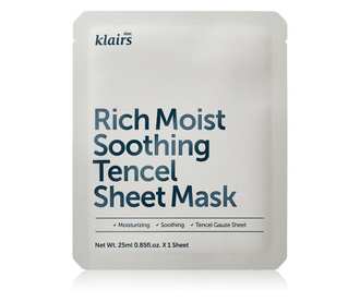 Masca de tesatura, rich moist soothing tencel, Klairs, 1 buc
