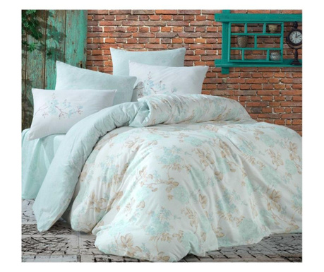 Спално бельо от 100% памук ranforce - Двойно легло - Хоби дом - alise green