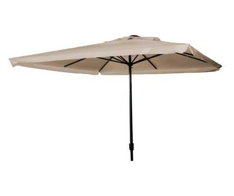 RAKI umbrela soare patrata, 3x3m, culoare bej