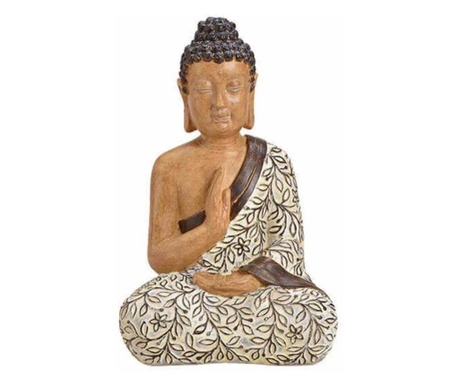 Figurina Buddha din polirasina maro 37 cm  19x23x37 cm