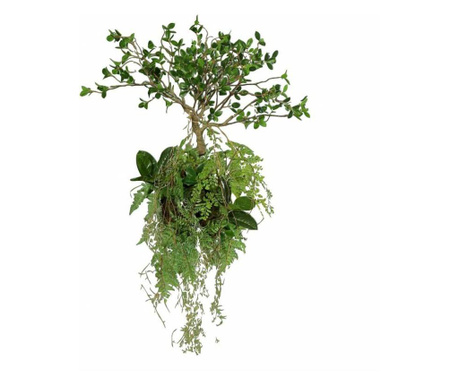 Aranjament artificial Avatar din plante de agatat cu aspect 100% natural, 70 cm  70 cm