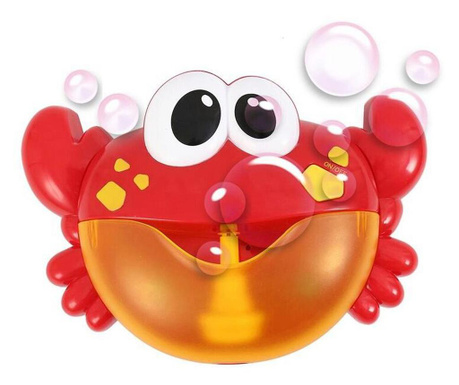 Easycare baby - jucarie muzicala de facut baloane din sapun, pentru baie "crab"  8x24x17