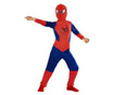 Set costum Spiderman S, 100-110 cm si lansator cu ventuze